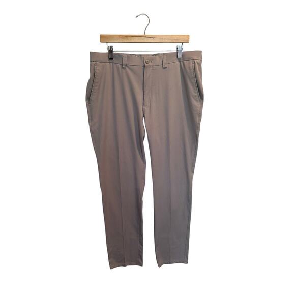 Michael Kors Dress Pant Chino Suit Trouser Men’s 36x32 Stone Taupe Stretch $126 - Picture 1 of 7